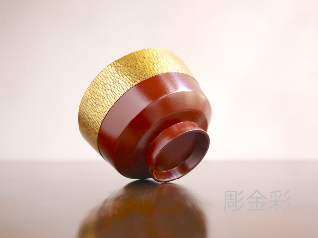 studio SARI 名古路英介 彫金彩・彫錫彩 筒椀