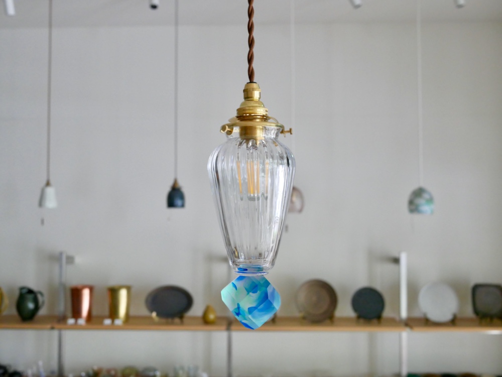 三日月茶屋 glass studio 三日月 Layerランプ