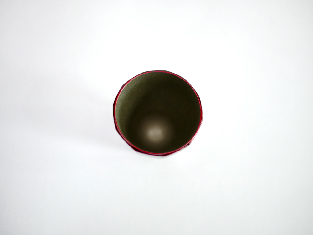 冨樫孝男 玉虫塗面取ショットグラス